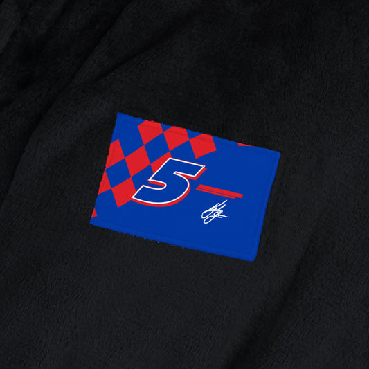 Kyle Larson silk touch bathrobe logo patch