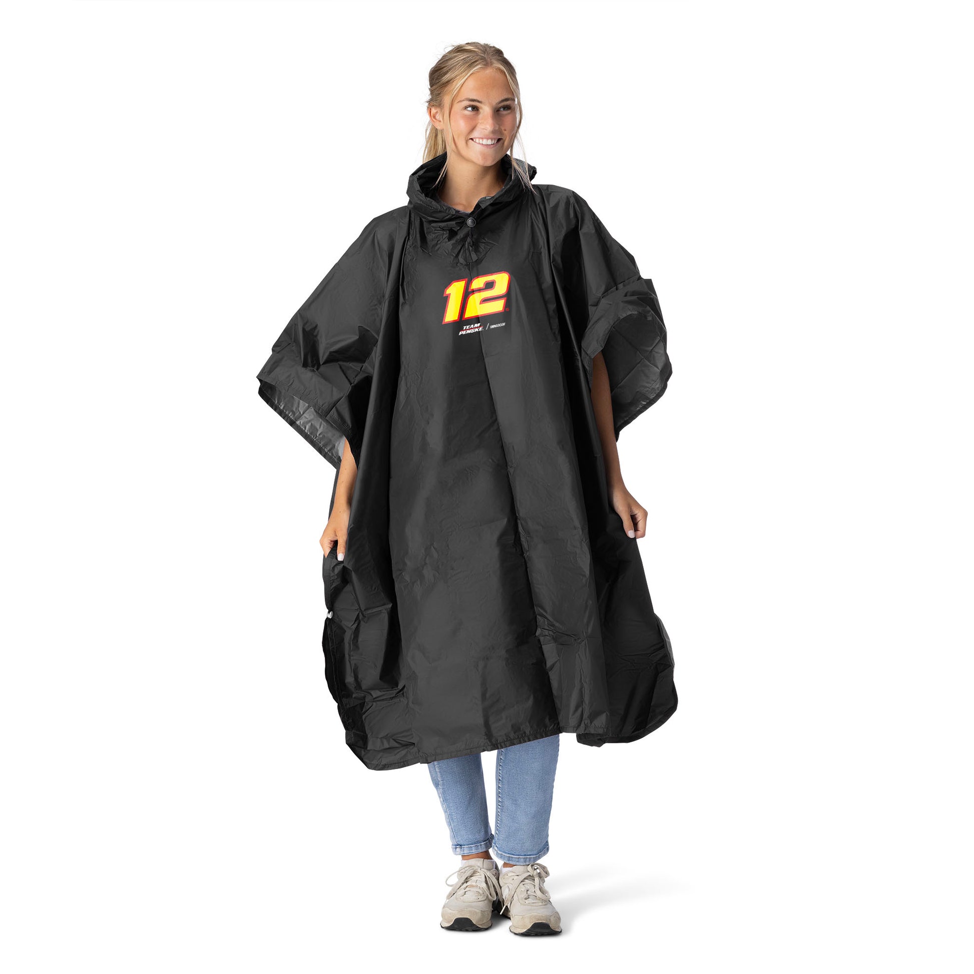 NASCAR Ryan Blaney rain poncho
