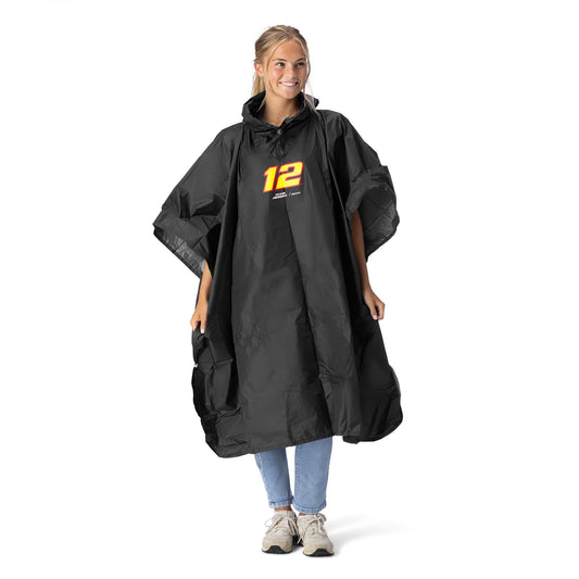 NASCAR Ryan Blaney rain poncho