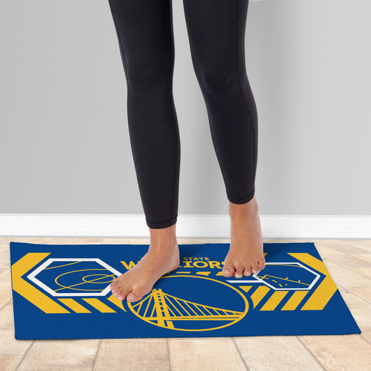 Golden State Warriors washable rug