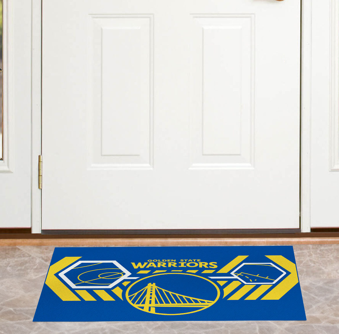Golden State Warriors floor mat