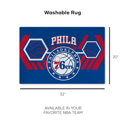 Philadelphia 76ers Washable Rug Dimensions