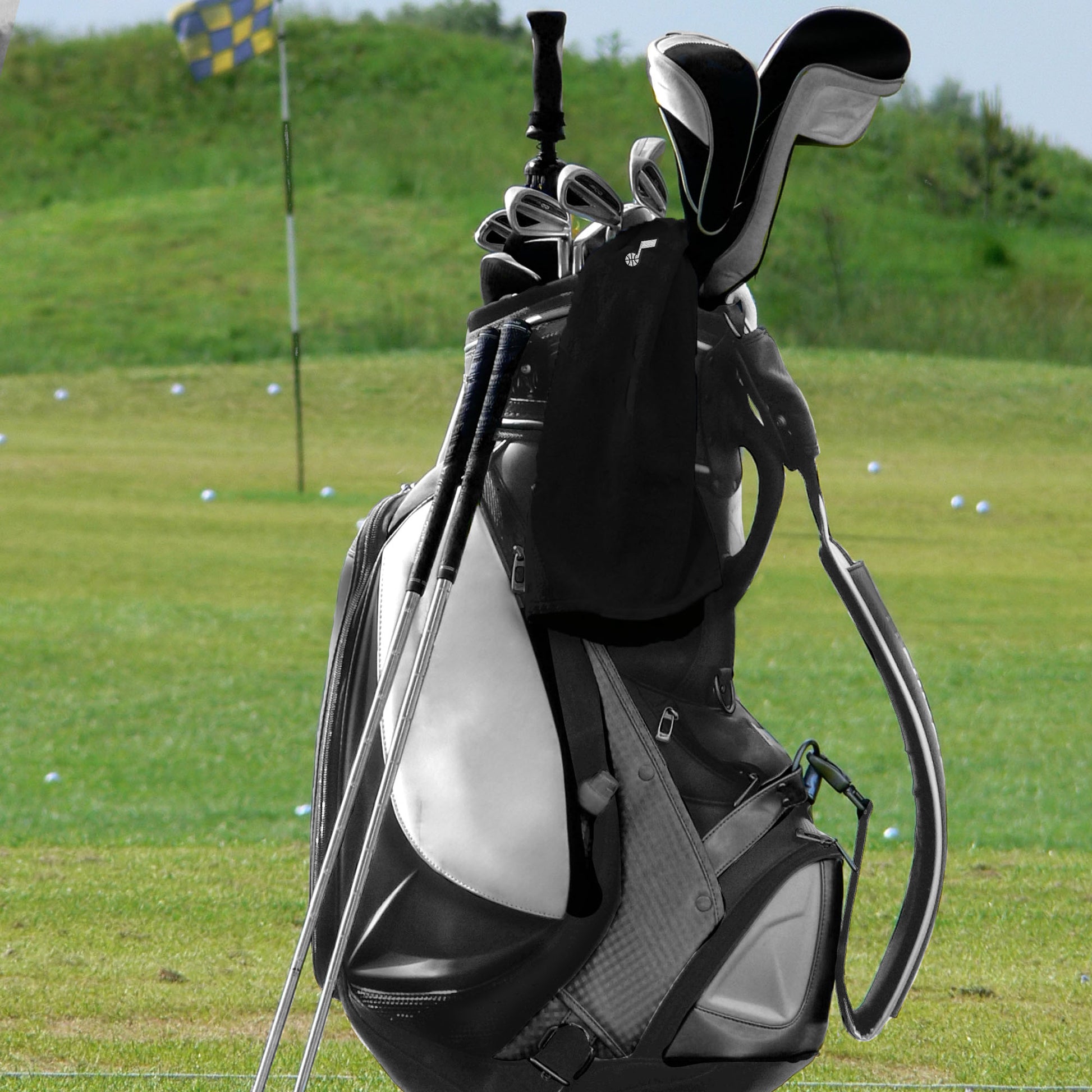 Utah Jazz golf bag towel