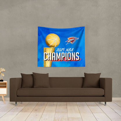 Oklahoma City Thunder NBA Champions wall hanging lifestyle