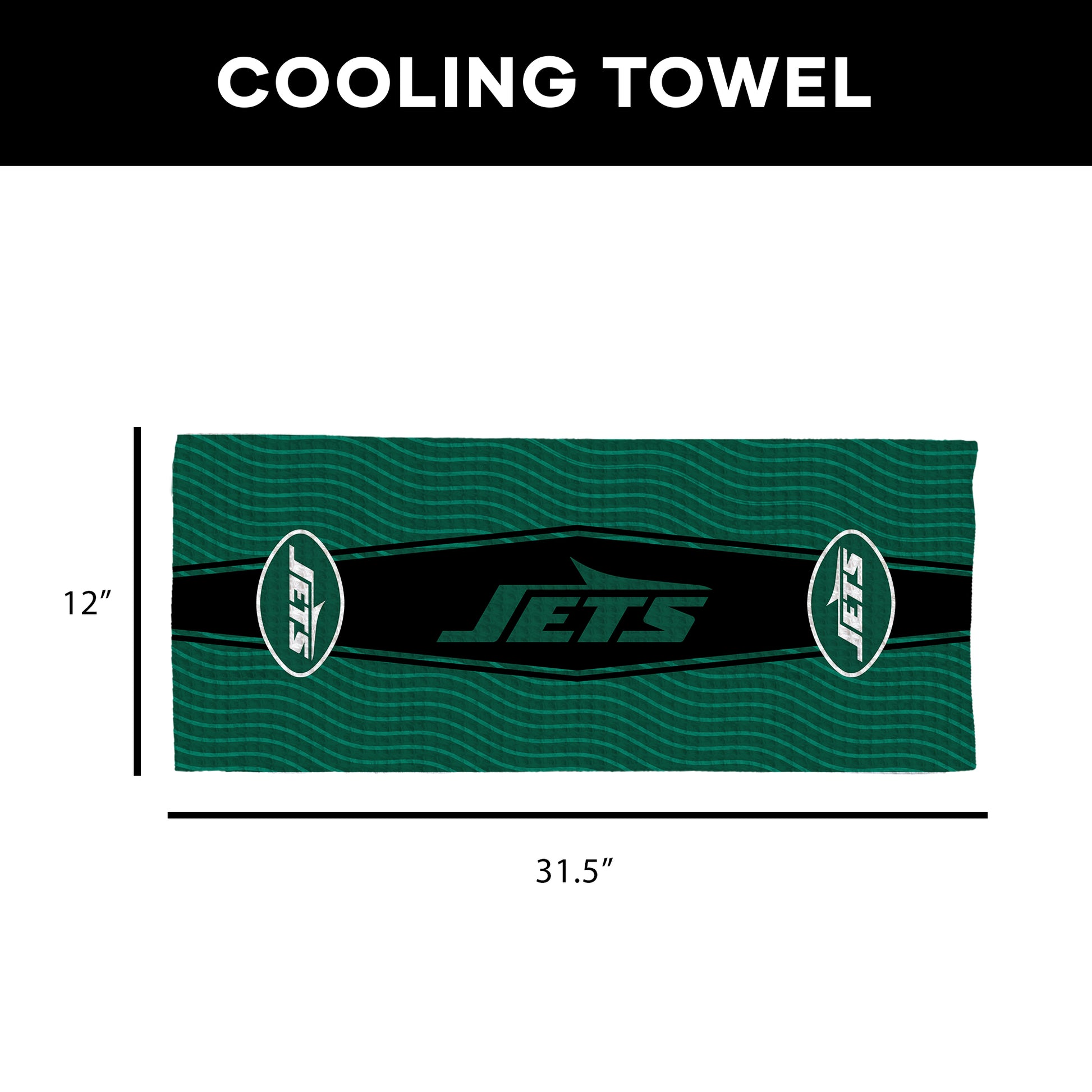 New York Jets Sweat Absorbing Towel Dimensions