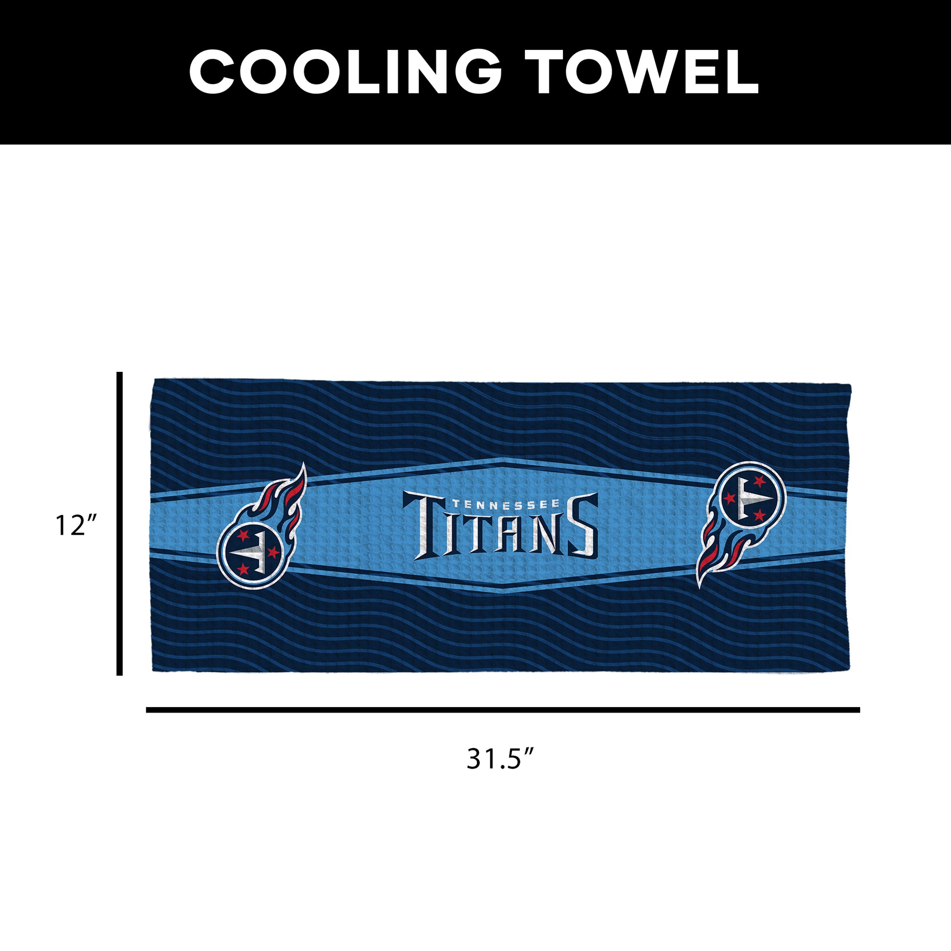 Tennessee Titans Sweat Absorbing Towel Dimensions