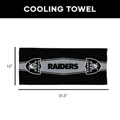Las Vegas Raiders Sweat Absorbing Towel Dimensions