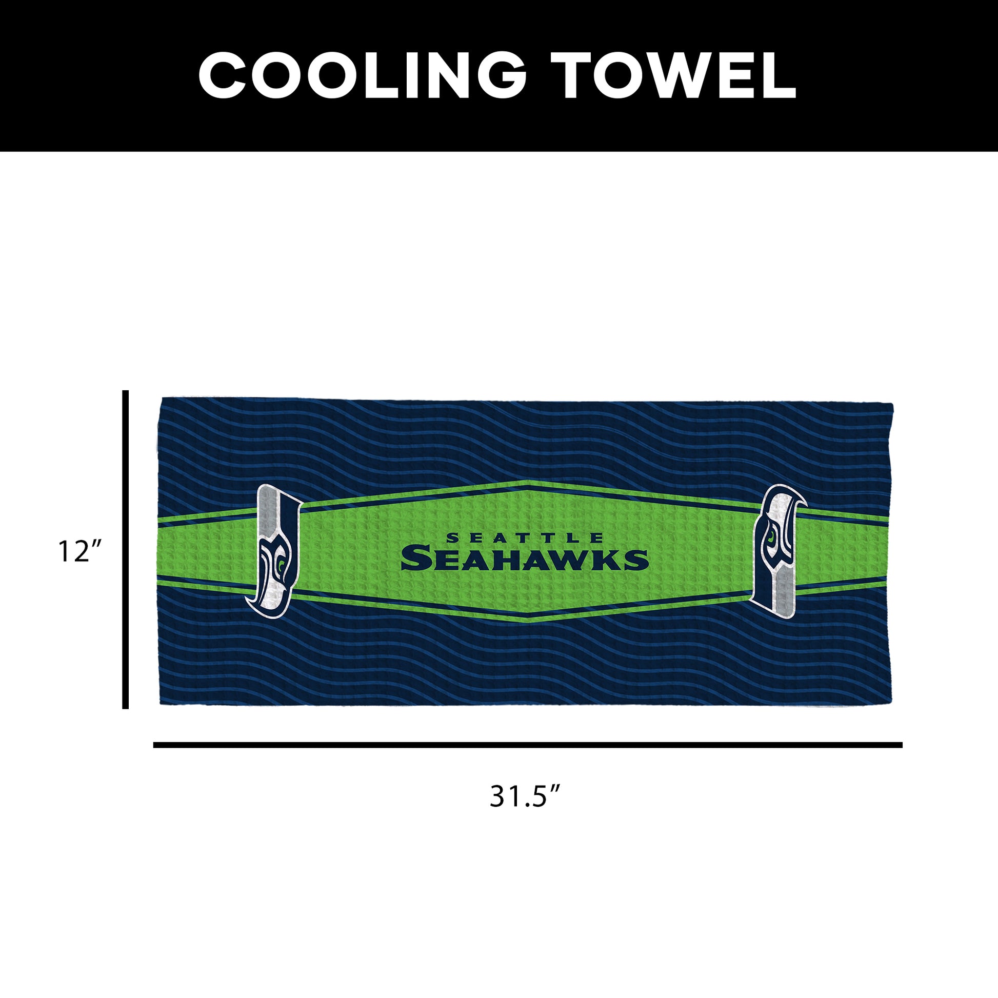 Seattle Seahawks Sweat Absorbing Towel Dimensions