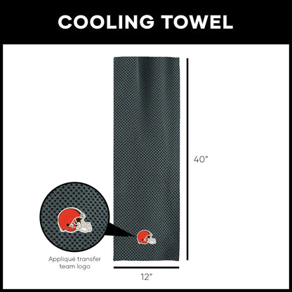 Cleveland Browns Cooling Workout Towel Dimensions