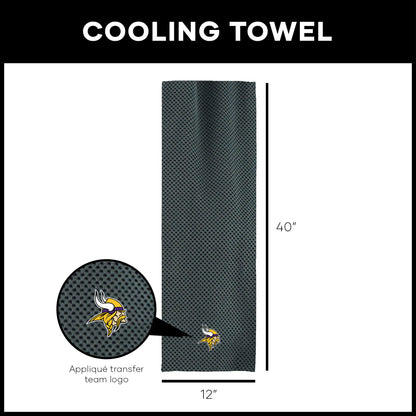 Minnesota Vikings Cooling Workout Towel Dimensions
