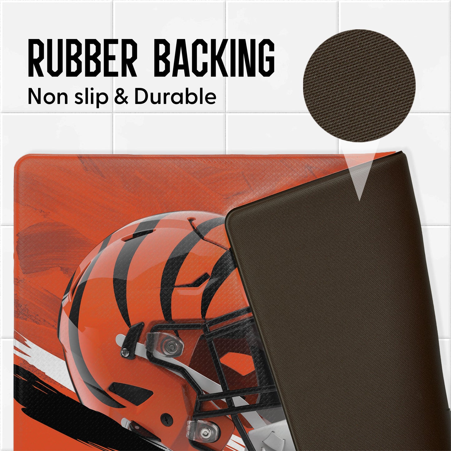 Cincinnati Bengals embossed floor mat