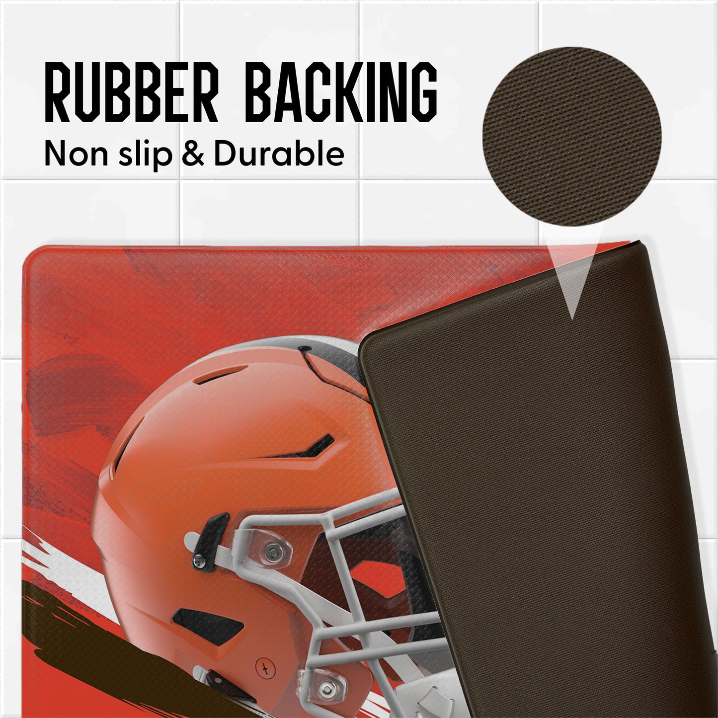 Cleveland Browns embossed floor mat