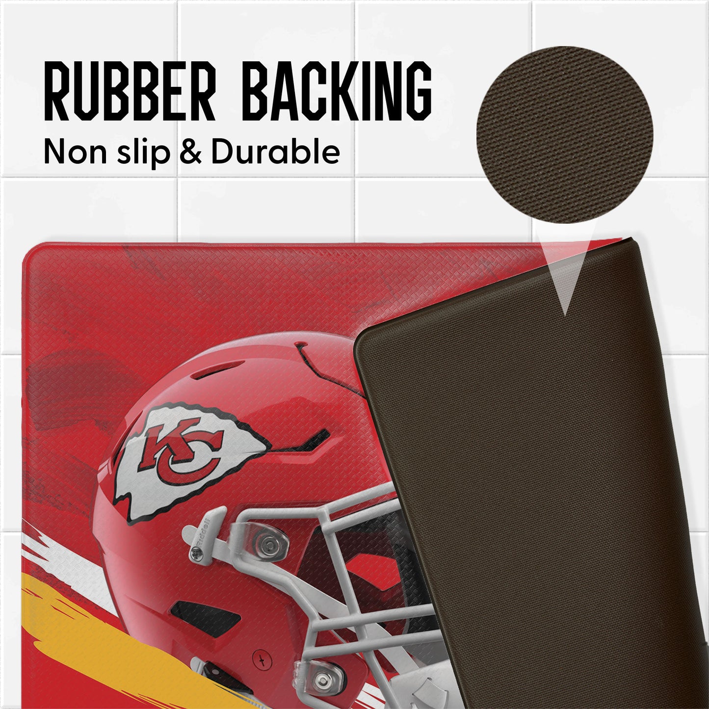 Kansas City Chiefs embossed floor mat