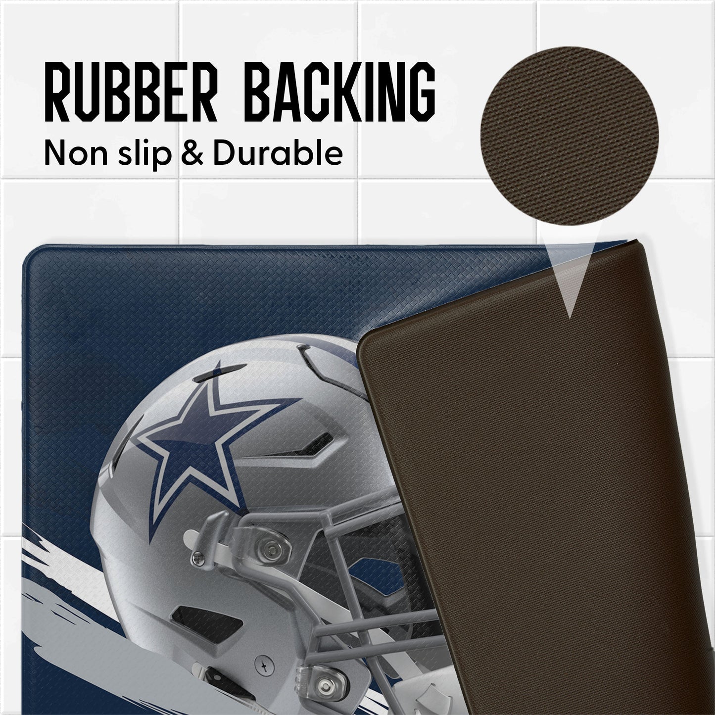Dallas Cowboys embossed floor mat