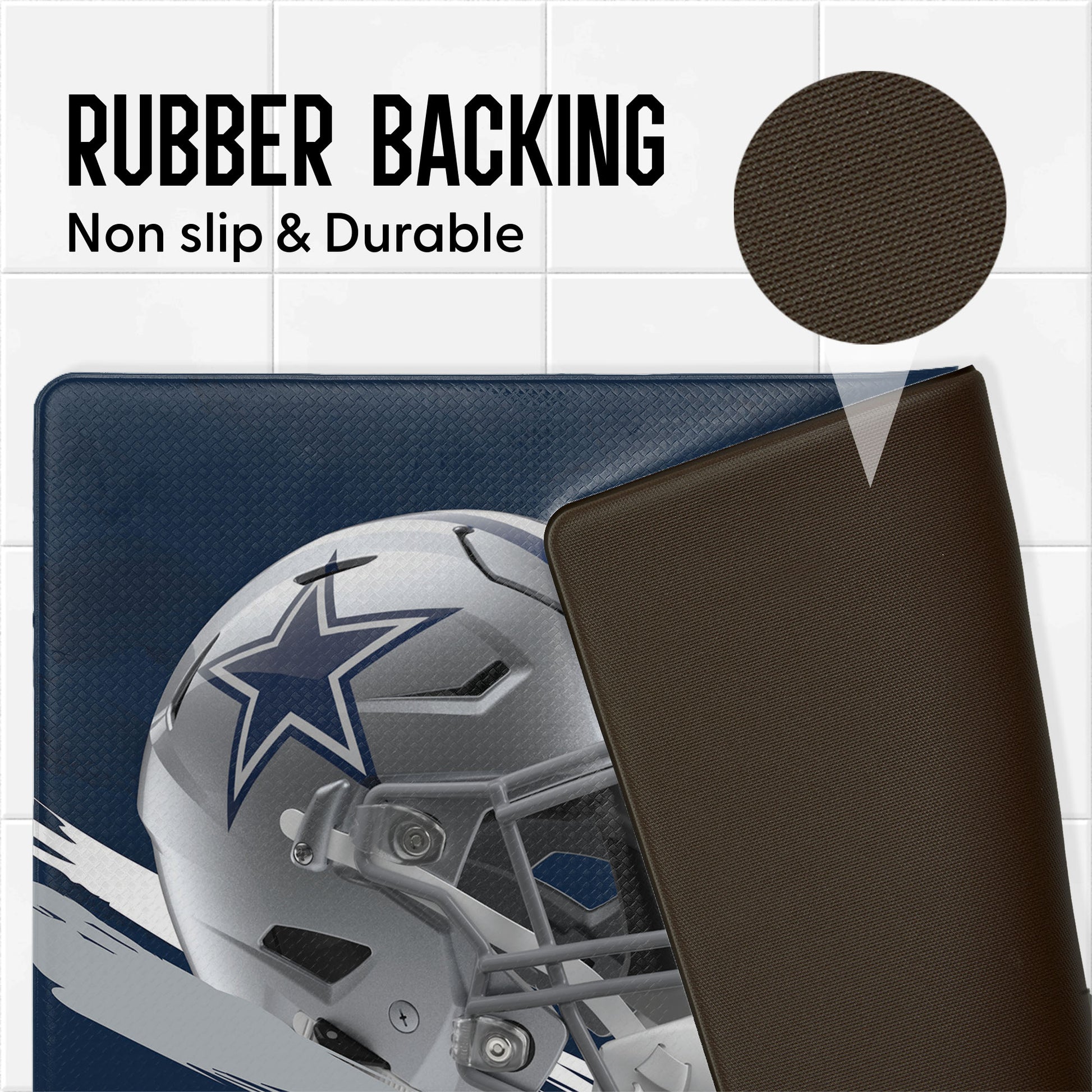 Dallas Cowboys embossed floor mat