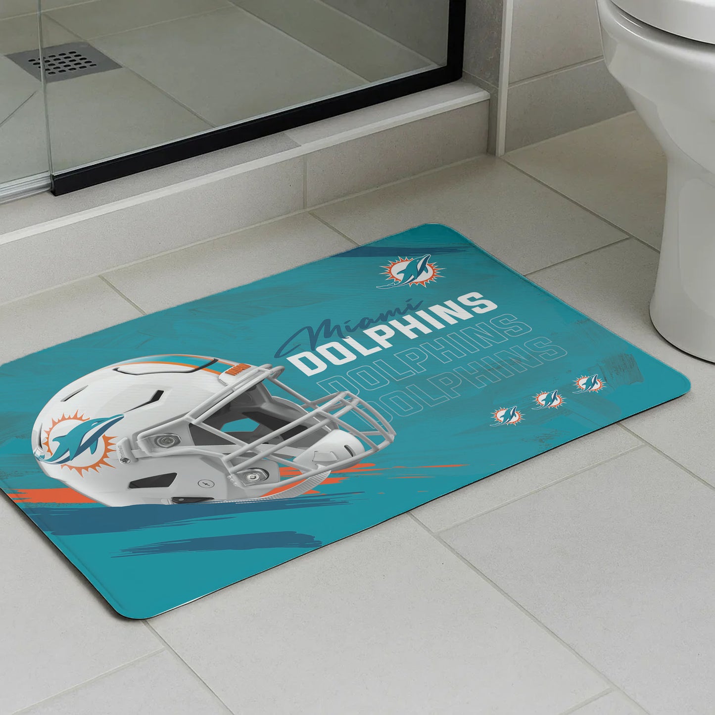 Miami Dolphins bath mat