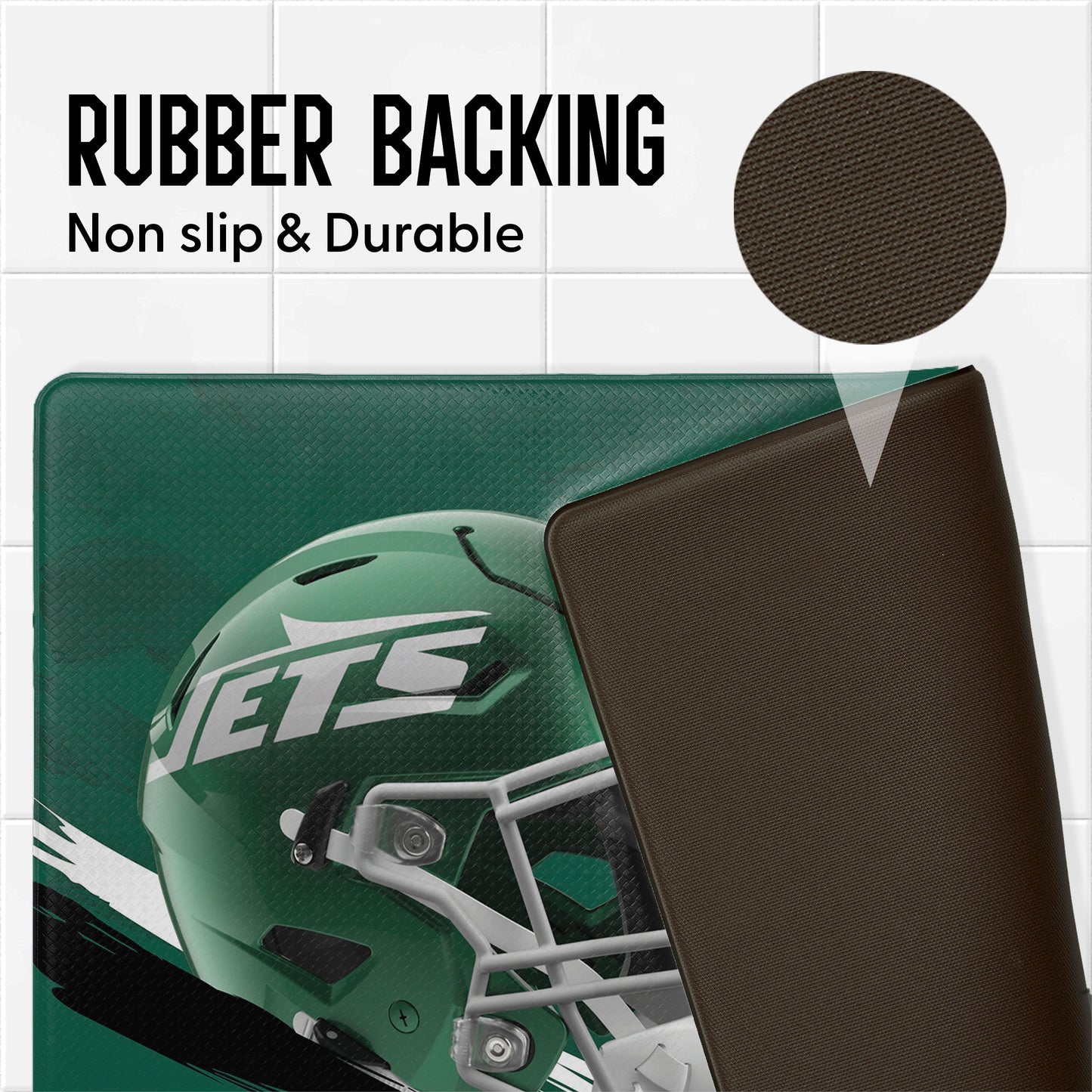 New York Jets embossed floor mat