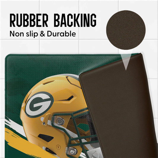 Green Bay Packers embossed floor mat