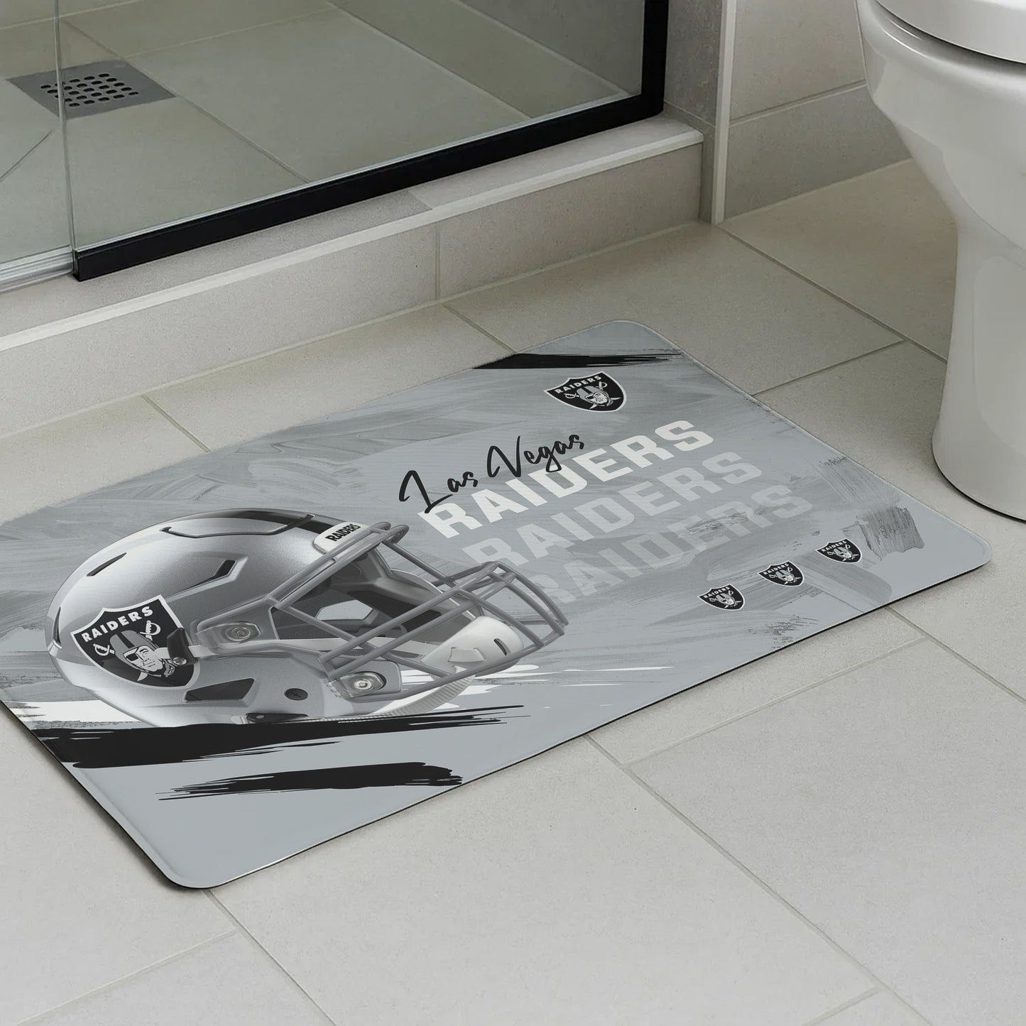 Las Vegas Raiders bath mat