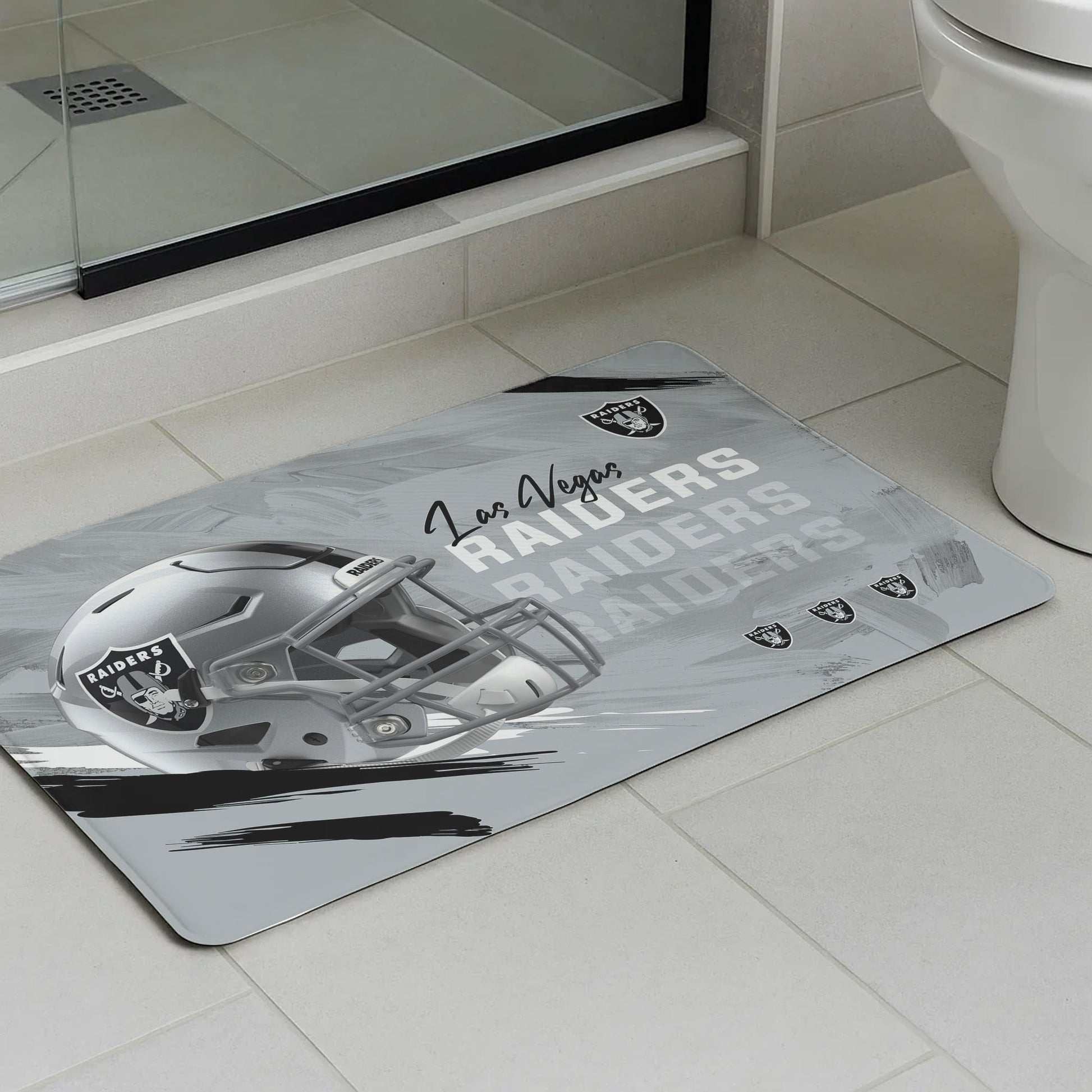 Las Vegas Raiders bath mat