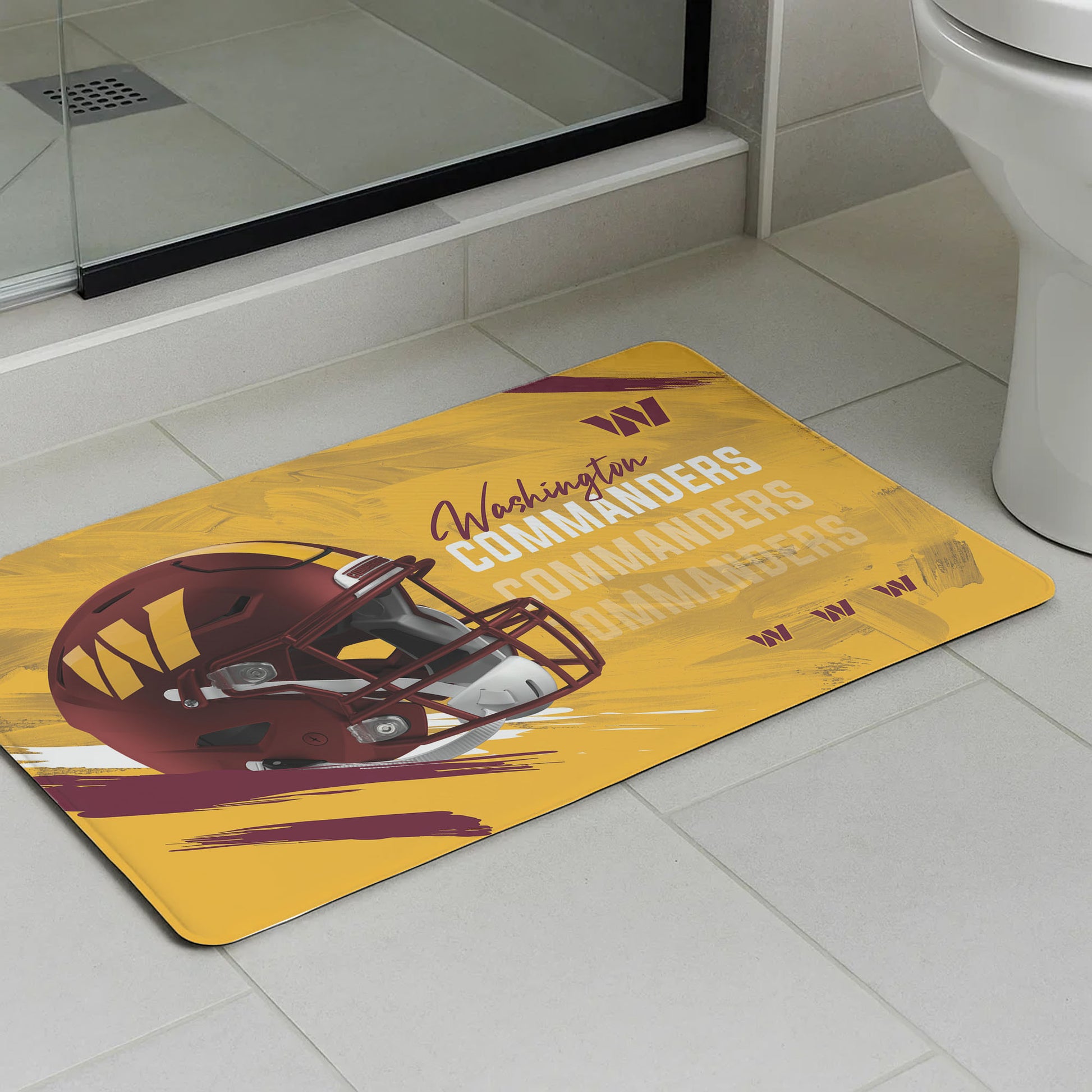 Washington Commanders bath mat