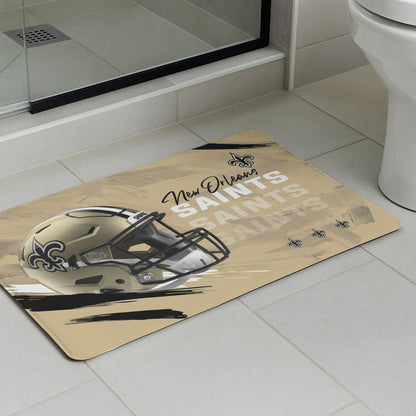 New Orleans Saints bath mat