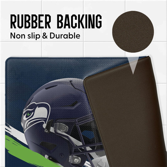 Seattle Seahawks embossed floor mat