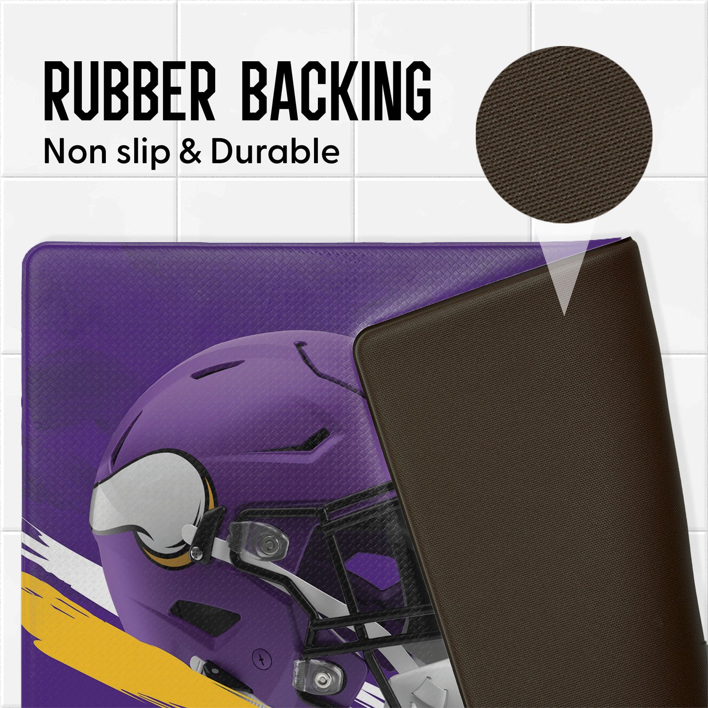 Minnesota Vikings embossed floor mat