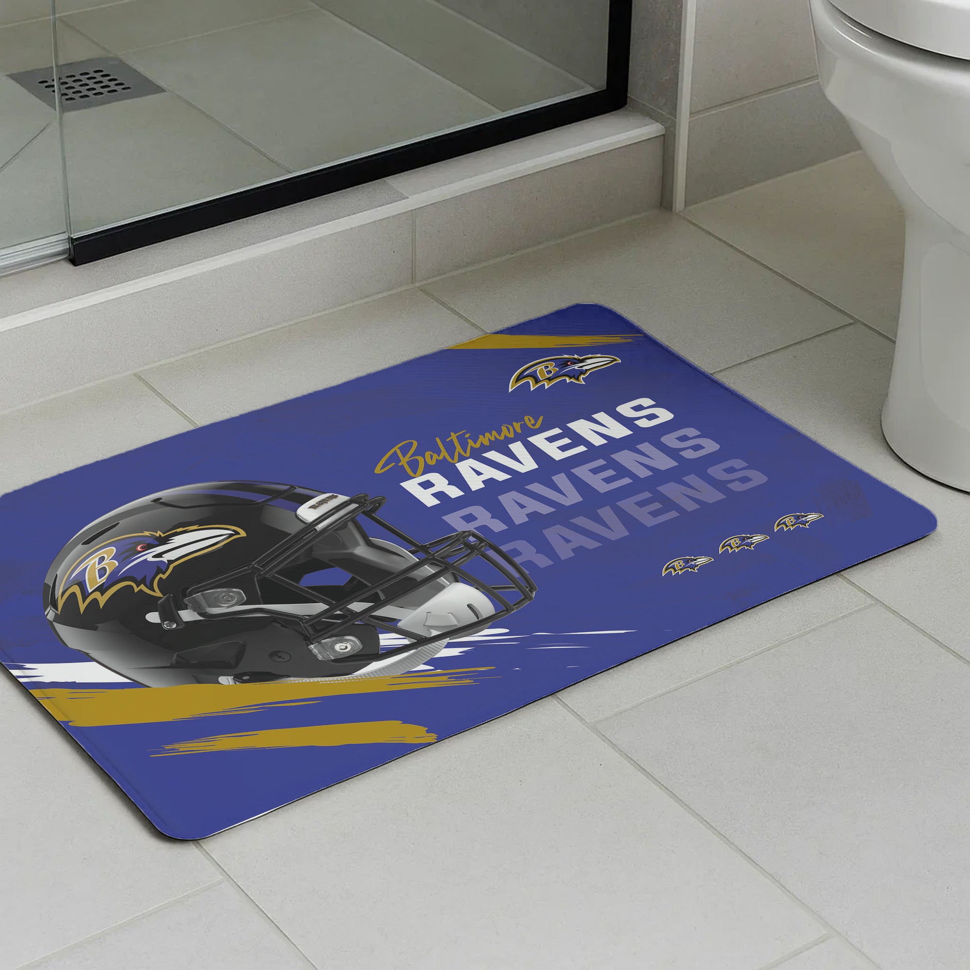 Baltimore Ravens bath mat