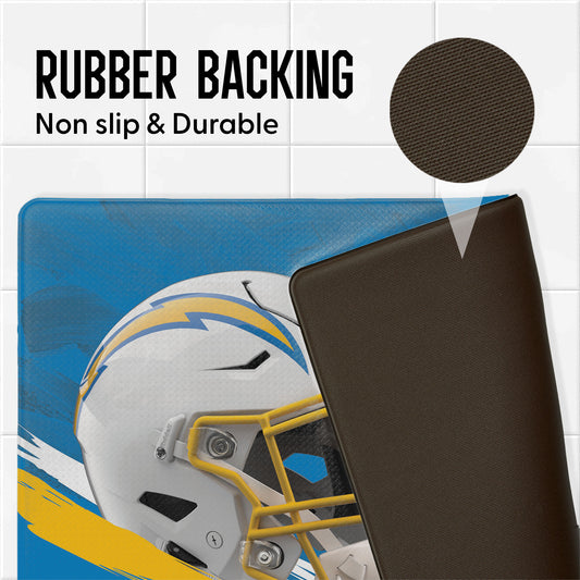 Los Angeles Chargers embossed floor mat