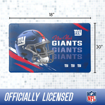 New York Giants bath rug dimensions