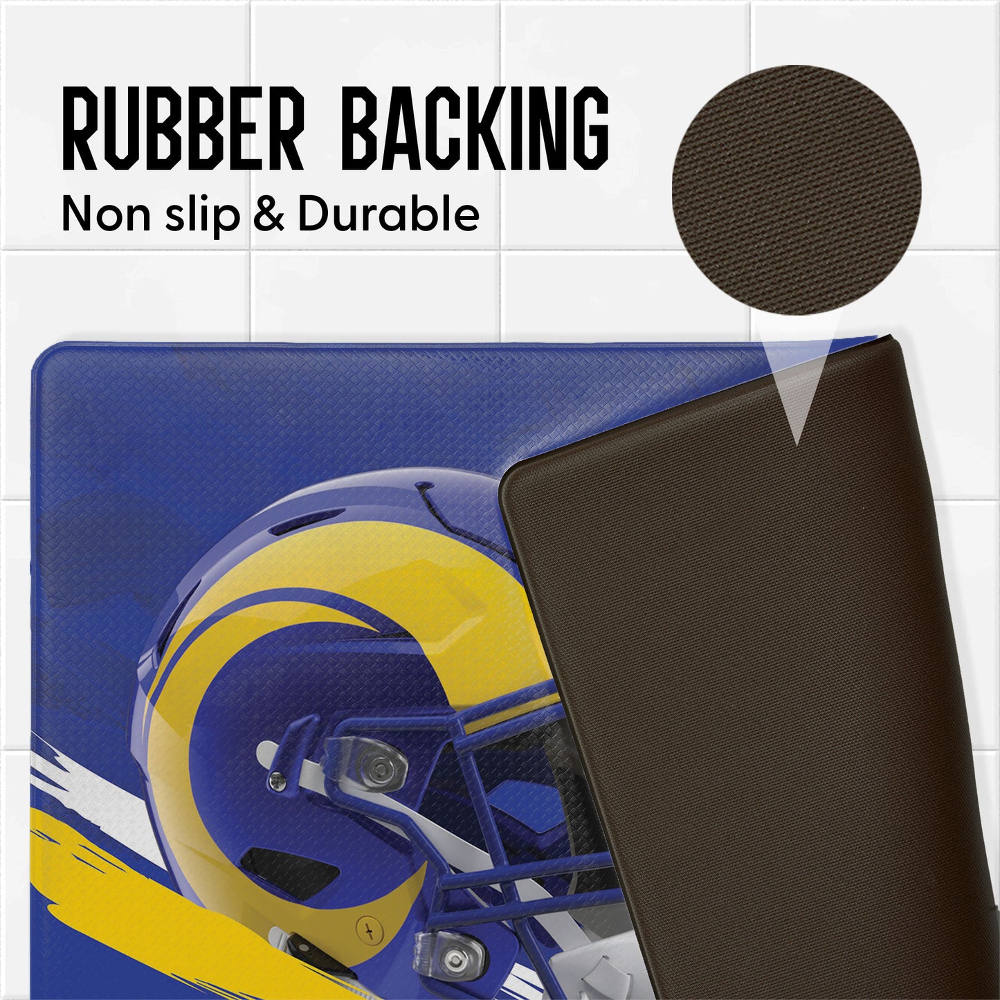 Los Angeles Rams embossed floor mat