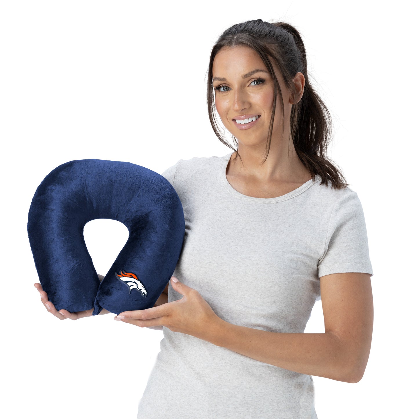 Denver Broncos Travel Pillow