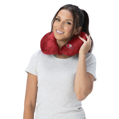 San Francisco 49ers Travel Neck Roll Pillow