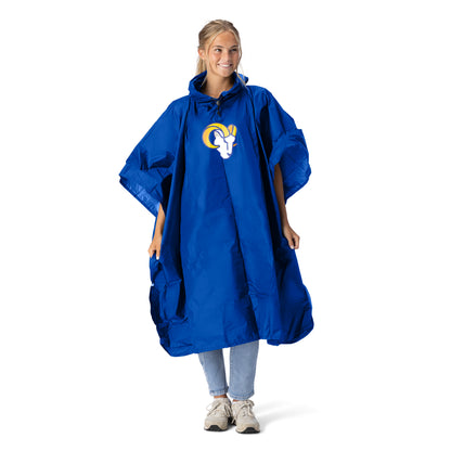 Los Angeles Rams rain poncho