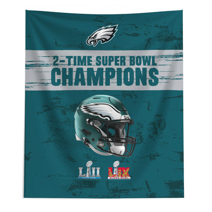 Philadelphia Eagles Multi Super Bowl Champs Wall Hanging
