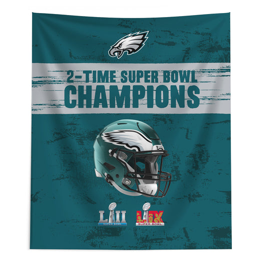 Philadelphia Eagles Multi Super Bowl Champs Wall Hanging