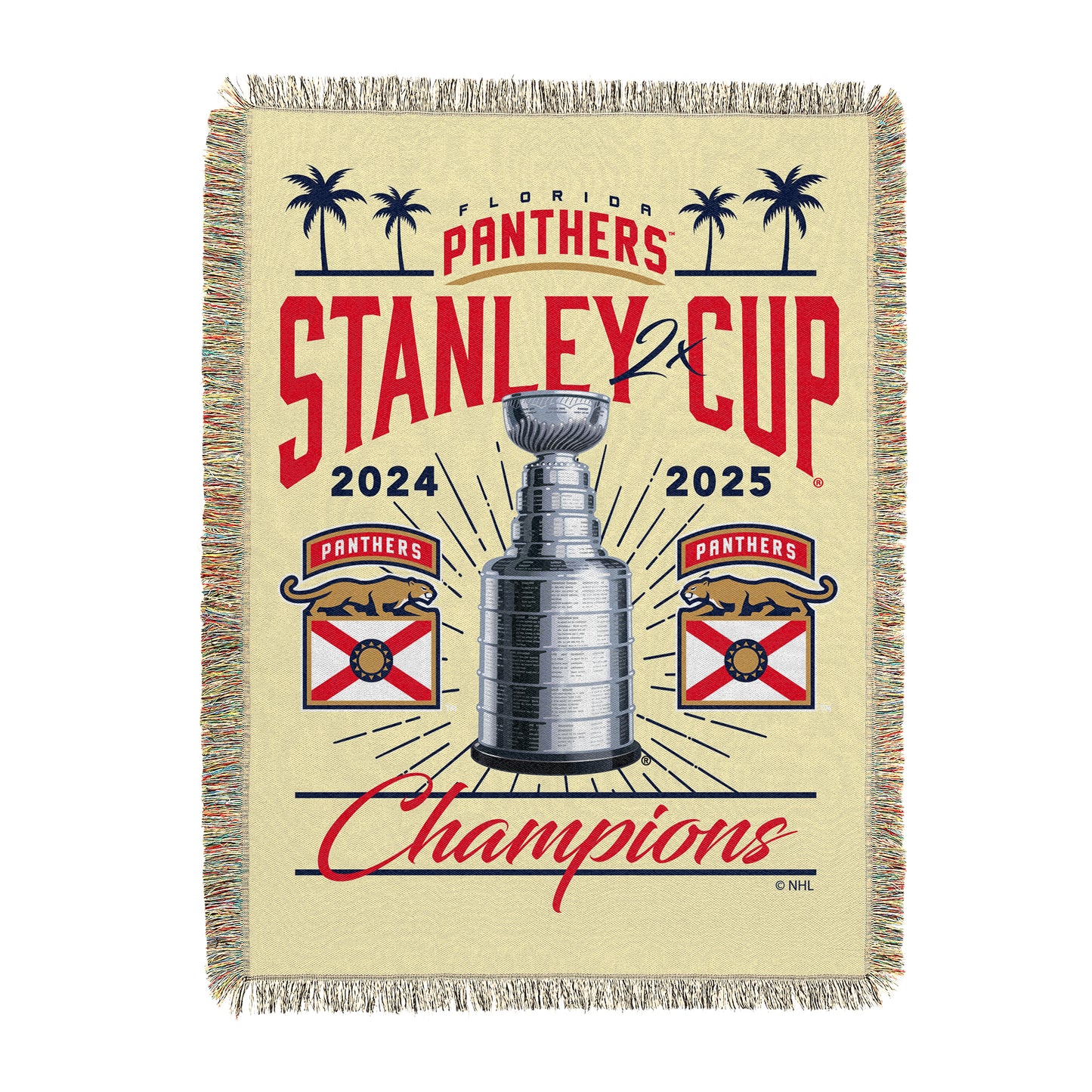 Florida Panthers NHL Stanley Cup Champions tapestry