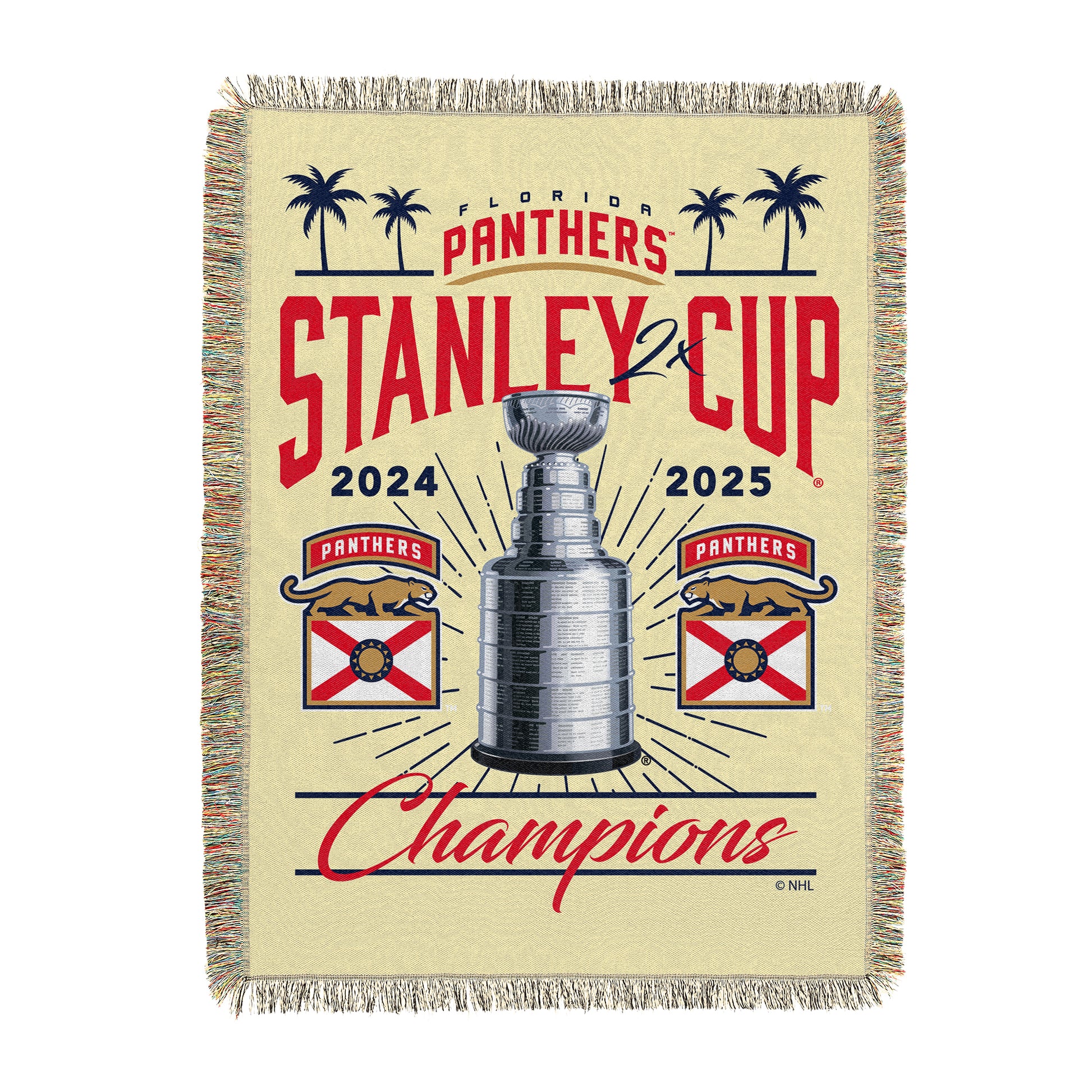 Florida Panthers NHL Stanley Cup Champions tapestry
