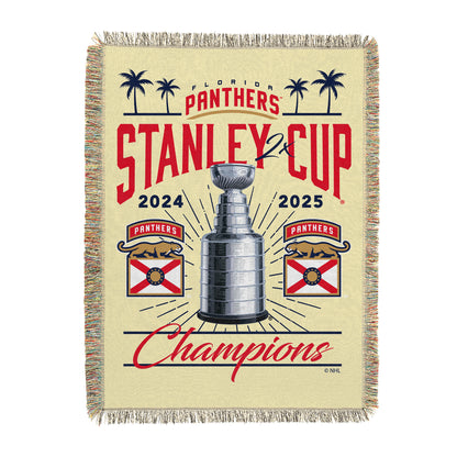 Florida Panthers NHL Stanley Cup Champions tapestry