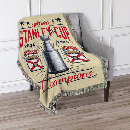 Florida Panthers NHL Stanley Cup Champions tapestry lifestyle