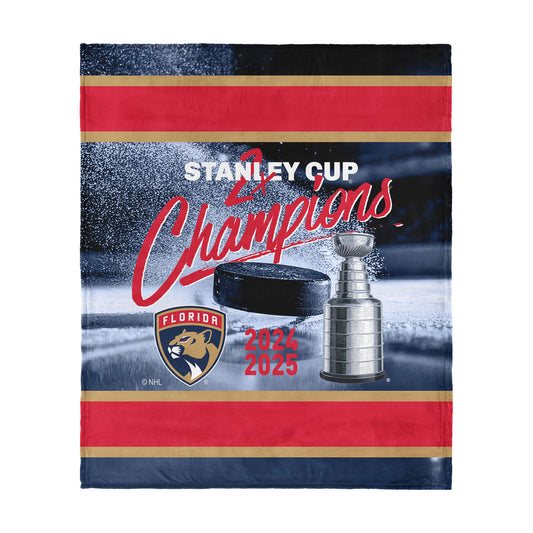 Florida Panthers NHL Stanley Cup Champions blanket