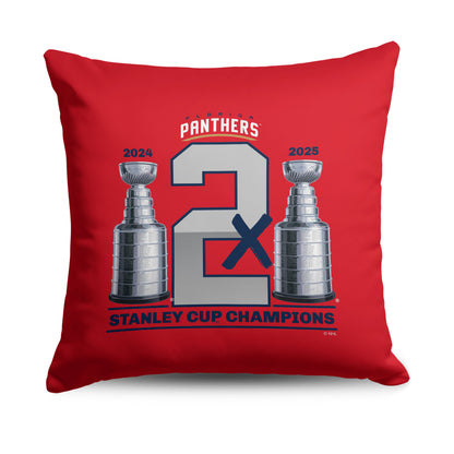 Florida Panthers NHL Stanley Cup Champions pillow
