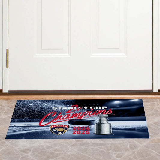 Florida Panthers NHL Stanley Cup Champions floor mat