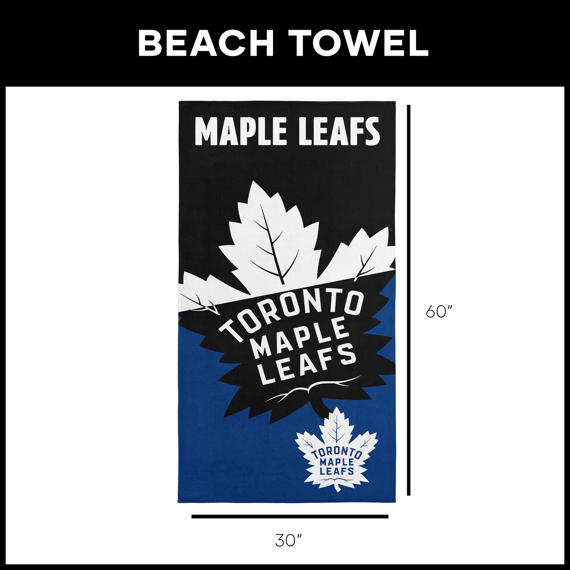 Toronto Maple Leafs Beach Towel Dimensions