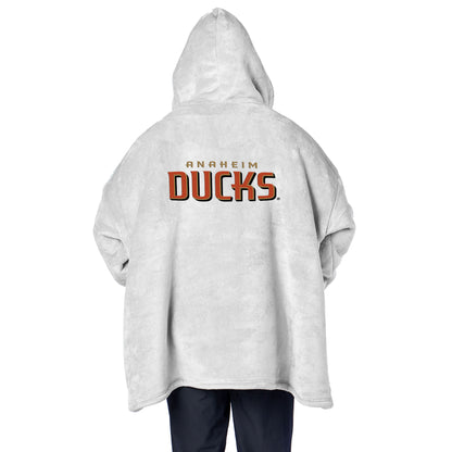 Anaheim Ducks fleece hoody back