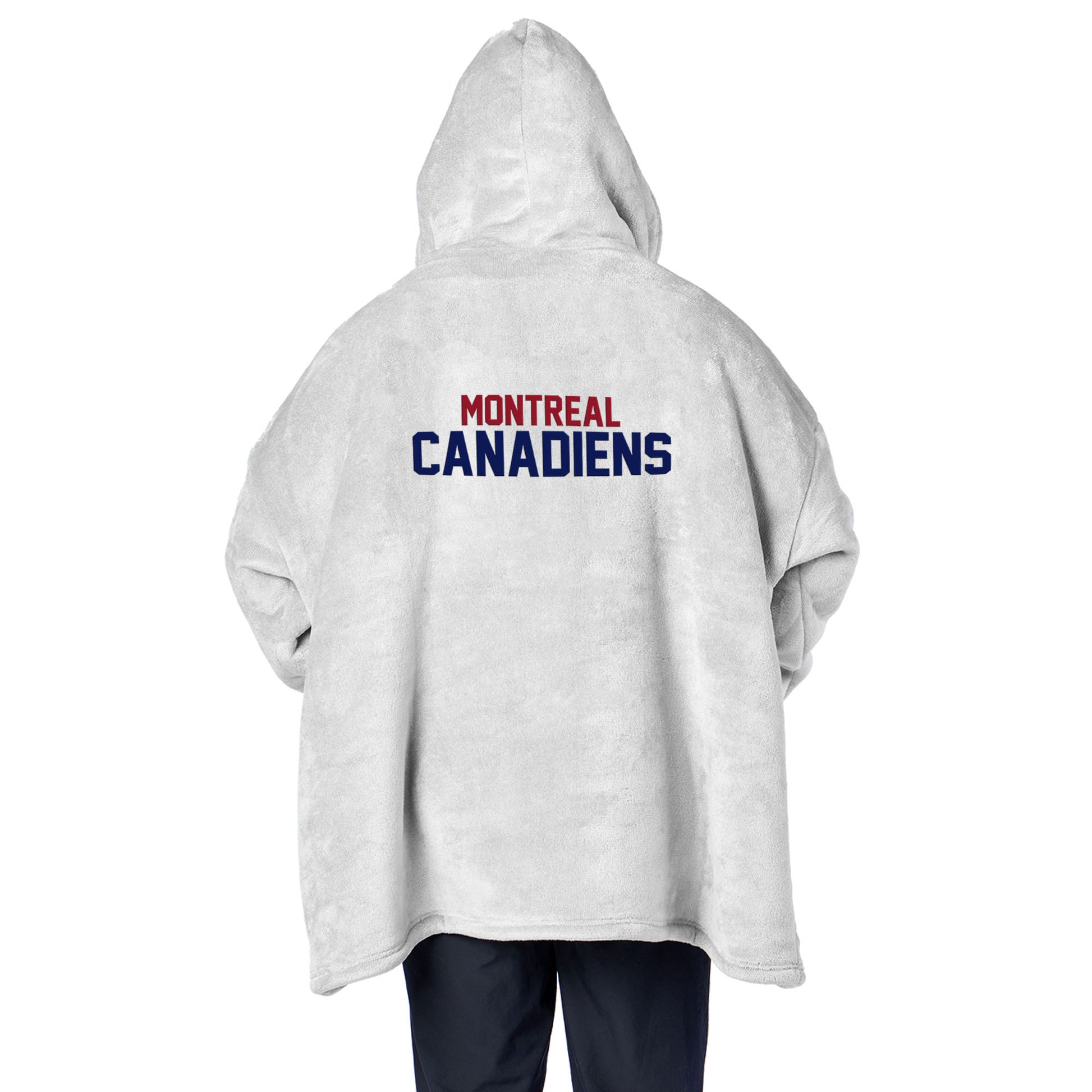 Montreal Canadiens fleece hoody back