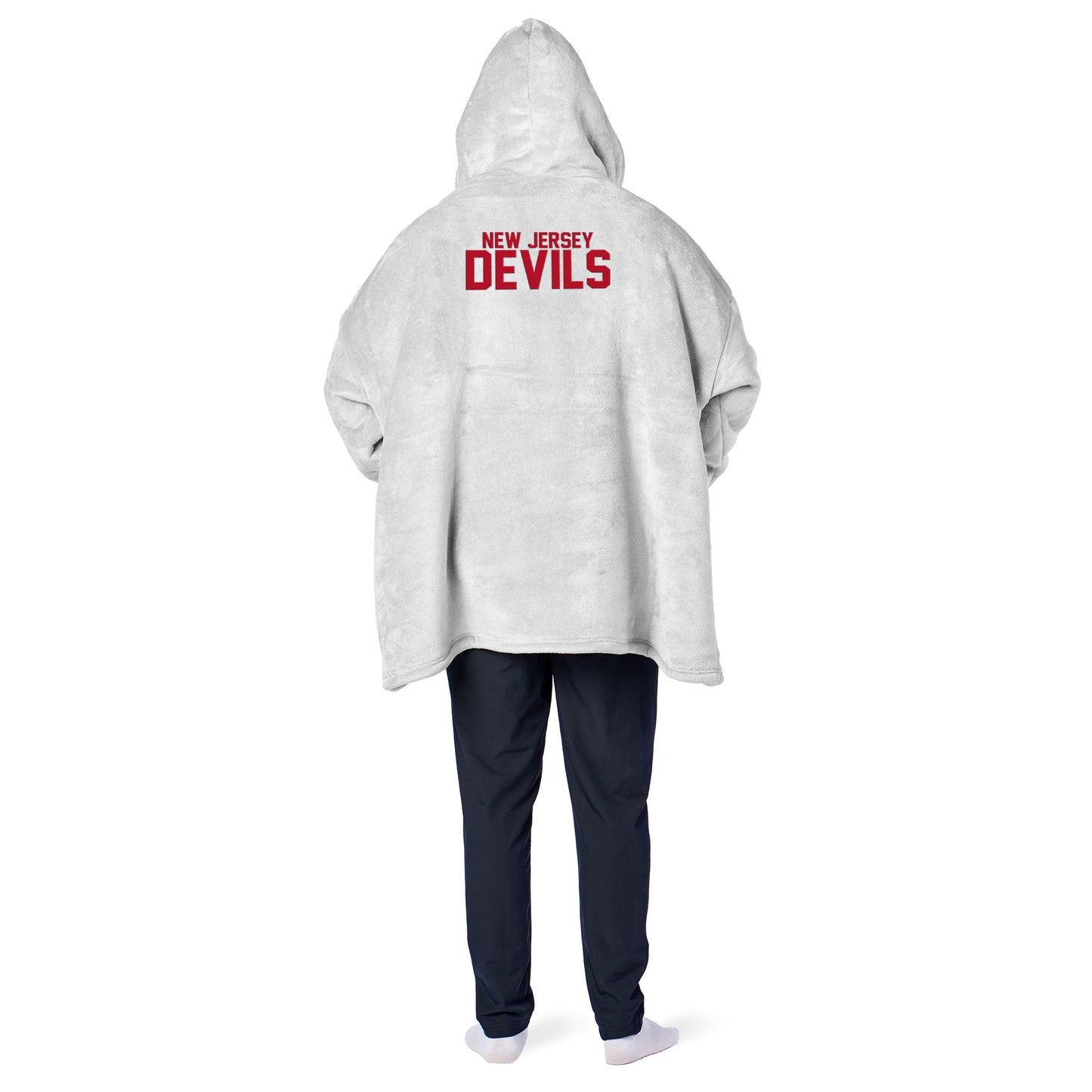 New Jersey Devils fleece hoody back