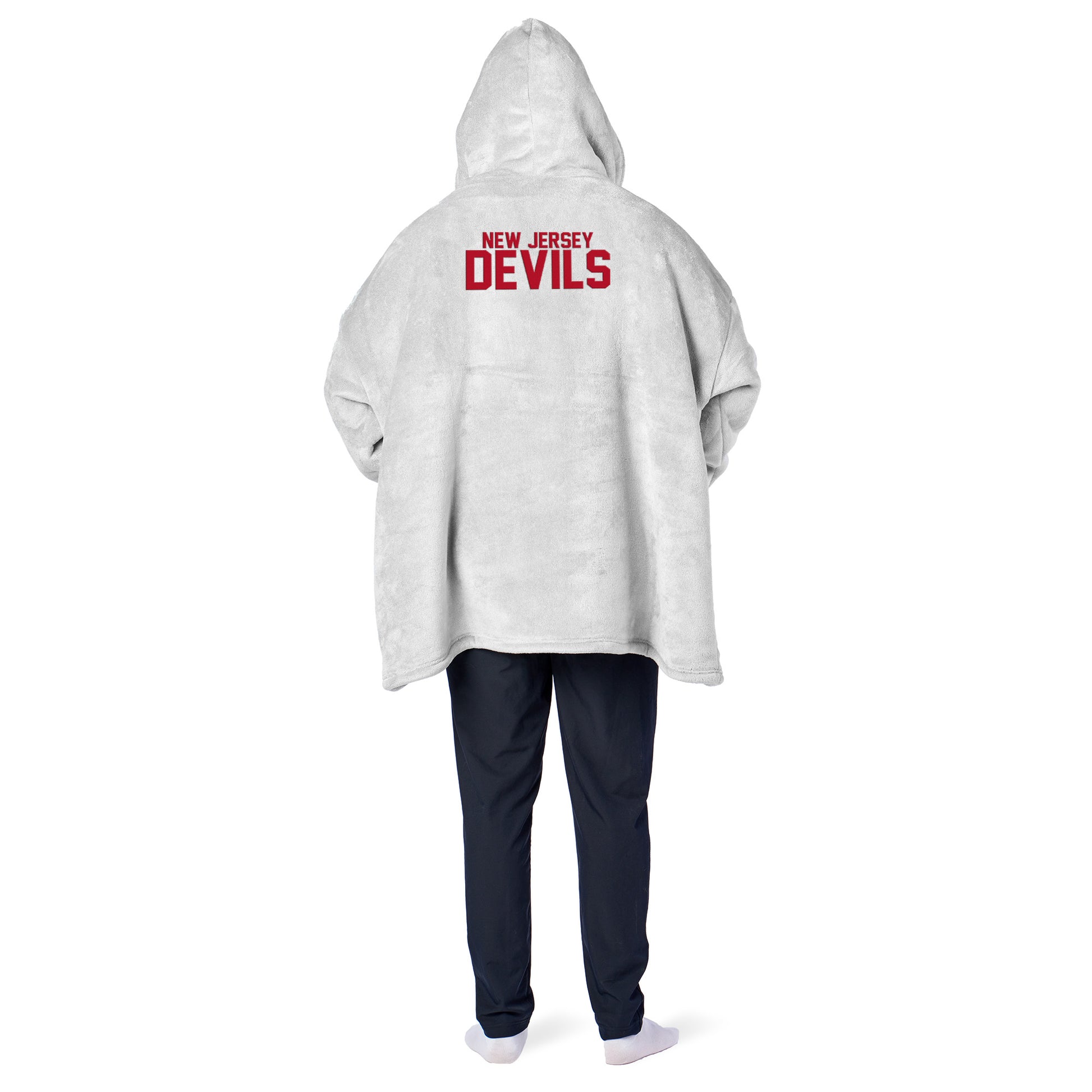 New Jersey Devils fleece hoody back