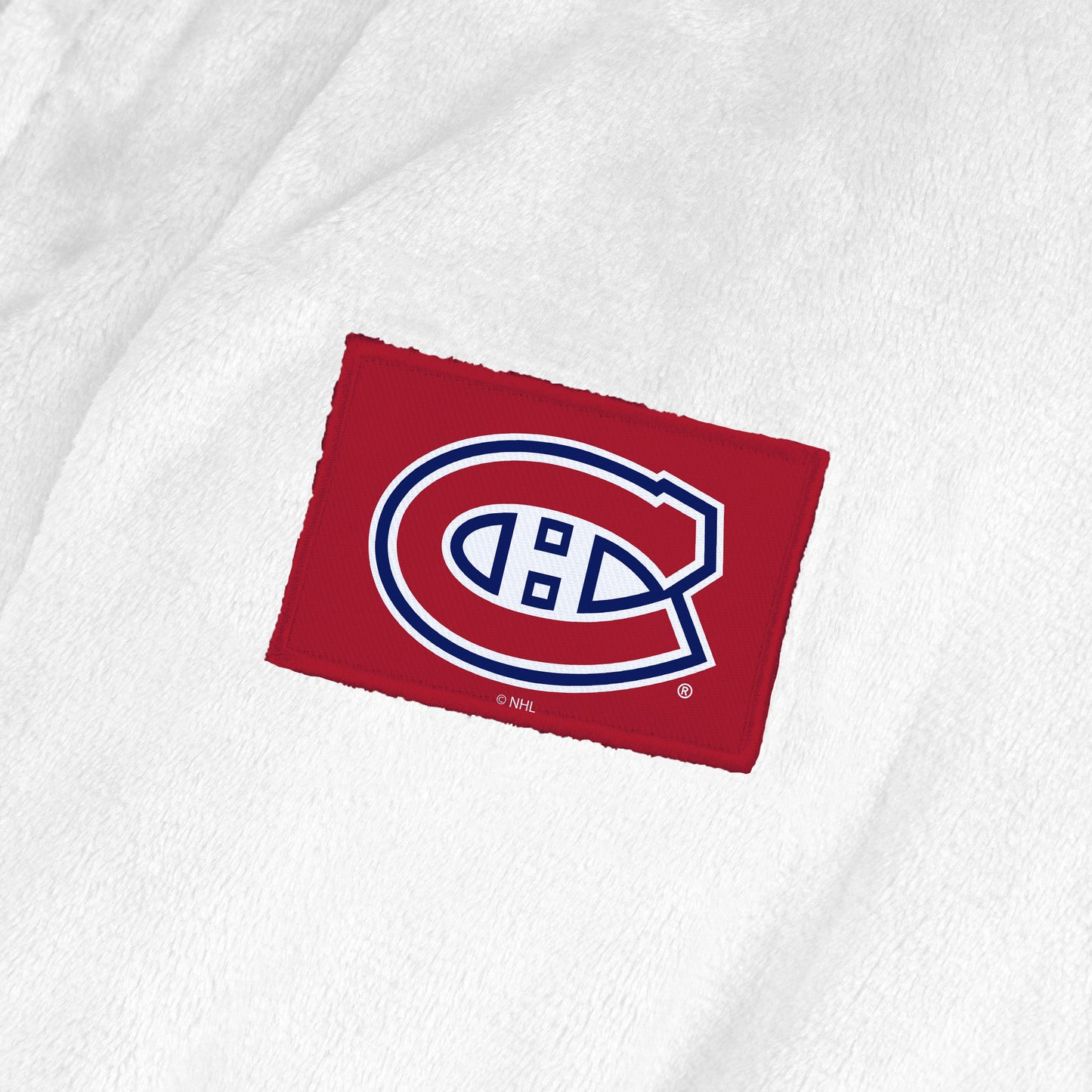 Montreal Canadiens Womens SHERPA bathrobe patch
